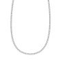 Silver White CZ Tennis Chain