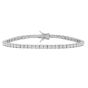 Silver White CZ Tennis Chain