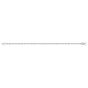 Silver White CZ Tennis Chain