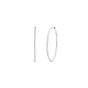 Silver 40mm Endless Hoops