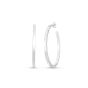 Silver 50mm Square Tube C Hoops