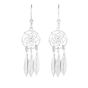 Silver Dream Catcher Earring
