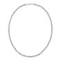 Silver Semi-Solid 6.2mm Rope Chain