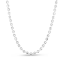 Sterling Silver 5mm Moon-cut Bead Chain