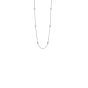 Silver CZ Station Chain