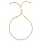 Sterling Silver Yellow CZ Tennis Friendship Bracelet
