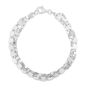 Silver Marina Link Triple Strand Chain