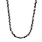 Silver 7.7mm Men's Gunmetal Anchor Chain Chain