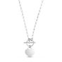 Silver Heart Toggle Necklace