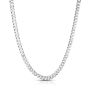 Silver 5.5mm Comfort Curb Chain 