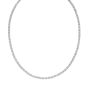 Silver 4.1mm Solid Round Byzantine Chain