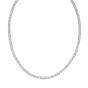 Silver 4.6mm Solid Round Byzantine Chain