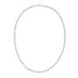 Silver 5.2mm Round Link Paperclip Chain