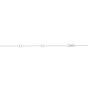 Silver .8mm Double Extendable Cable Chain