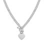 Silver Small Heart Toggle Chain