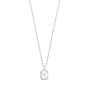 Silver Octagonal Star Locket Necklace