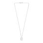 Silver Octagonal Star Locket Necklace