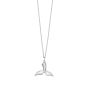 Silver Whale Tail Pendant