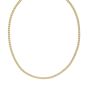 Gold Over Silver 4mm Ice Barrel Chain