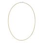 Gold Over Silver 1.9mm Sparkle Snake Chain