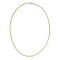 Gold Over Silver 2.4mm Sparkle Snake Chain
