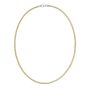 Gold Over Silver 3mm Sparkle Snake Chain