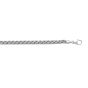 Silver 5.0mm Semi-Solid Wheat Chain 