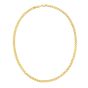 Gold Over Silver 5.3mm Comfort Curb Chain