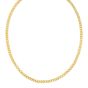 Gold Over Silver 5.3mm Comfort Curb Chain