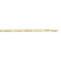 Gold Over Silver 5.2mm Figaro Chain