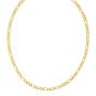 Gold Over Silver 5.2mm Figaro Chain