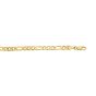 Gold Over Silver 7.3mm Figaro Chain