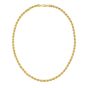 Gold Over Silver 6.2mm Semi-Solid Rope Chain