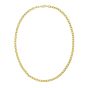 Gold Over Silver 5mm French Cable Chain