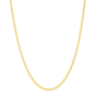 Gold Over Silver 2.6mm Oval Snake Chain