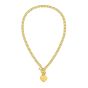 Gold Over Silver Heart Toggle