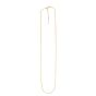 14K Gold .95mm Endless Adjustable Concave Box Chain 