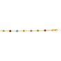 14K Gold Semi-Precious Anklet