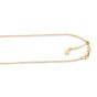 14K Gold 0.80mm Adjustable Octagonal Snake Chain