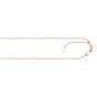 14K Gold 1.1mm Adjustable Diamond Cut Cable Chain
