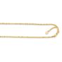 14K Gold 1.2mm Adjustable Sparkle Chain