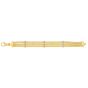 14K Gold .21ct. Dia Woven Bracelet