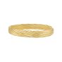 14K 10mm Twist Bangle