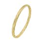 14K 5.3mm Twist Bangle