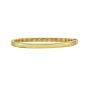 14K Oval Bangle