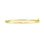 14K Stackable Flat Bangle