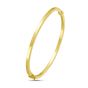 14K Stackable Flat Bangle
