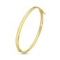 14K Stackable Curved Bangle