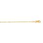 14K Gold 1.1mm Diamond Cut Bead Chain