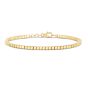 14K Gold Cube Bangle
